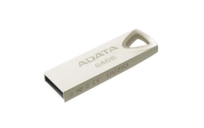 Attēls no ADATA AUV210-64G-RGD 64GB USB 2.0 Type-A Beige USB flash drive