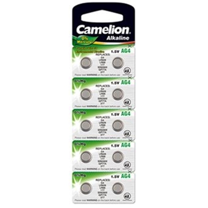 Picture of Camelion | AG4/LR66/LR626/377 | Alkaline Buttoncell | 10 pc(s)