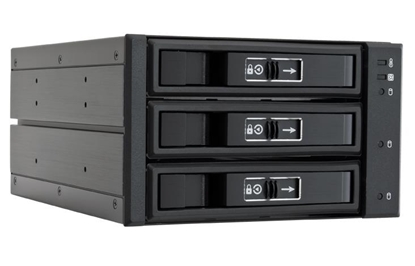 Attēls no CHIEFTEC 2x5.25 bays for 3 SAS/SATA HDDs