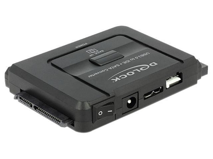 Attēls no Delock Converter USB 3.0 to SATA 6 Gbs  IDE 40 pin  IDE 44 pin with backup function