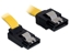 Attēls no Delock Cable SATA 6 Gbs upstraight metal 50 cm