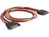 Изображение Delock Extension Cable Power SATA 15 Pin male  SATA 15 Pin female 50 cm