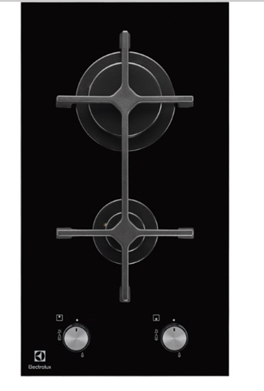 Изображение Electrolux EGC3322NVK Built-in Gas Black hob