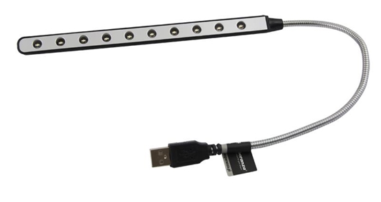 Picture of Lampka USB Esperanza 10 diod LED srebrny (EA148 - 5901299909126)