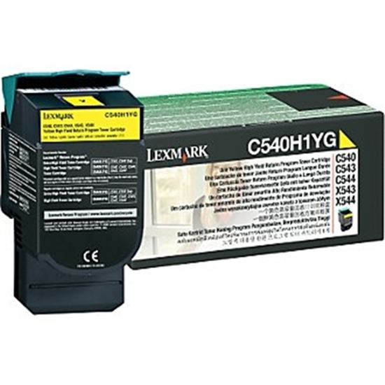 Изображение Lexmark C540H1YG toner cartridge 1 pc(s) Original Yellow