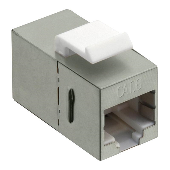 Изображение LogiLink Przejściówka Keystone 2 x RJ45 Cat.6 STP - NK4011