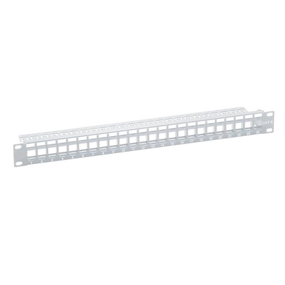 Picture of LogiLink Patch panel 19" 1U 24x slot keystone nieekranowany Szary (NK4044)