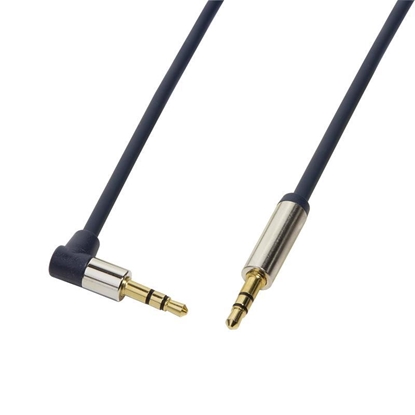 Изображение Kabel LogiLink Jack 3.5mm - Jack 3.5mm 1m niebieski (CA11100)