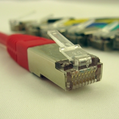 Picture of NetRack patchcord RJ45, kat. 5e FTP, 1m czerwony (BZPAT1FR)