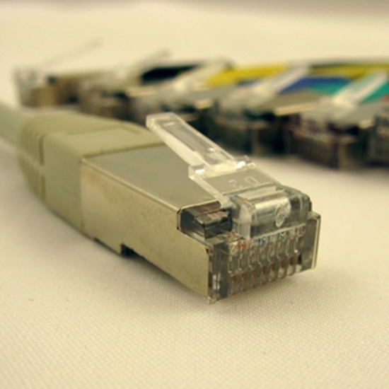 Picture of NetRack patch cord FTP cat.5e RJ45 2mb zalewany szary (BZPAT2F5E)