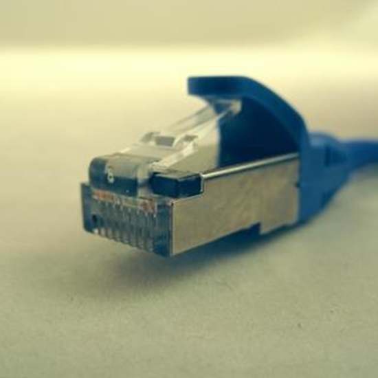 Picture of NetRack patchcord RJ45, osłonka zalewana, kat. 5e FTP, 3m niebieski (BZPAT3FB)