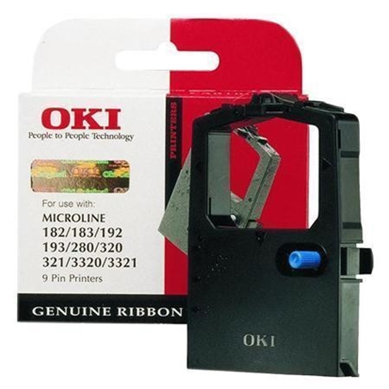 Picture of OKI 09002303 printer ribbon Black