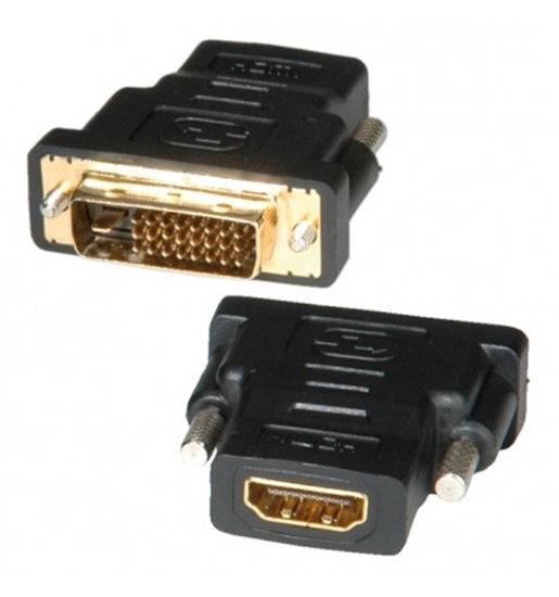 Picture of ROLINE DVI-HDMI Adapter, DVI M - HDMI F