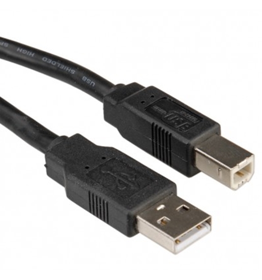 Изображение ROLINE USB 2.0 Cable, Type A-B 4.5 m