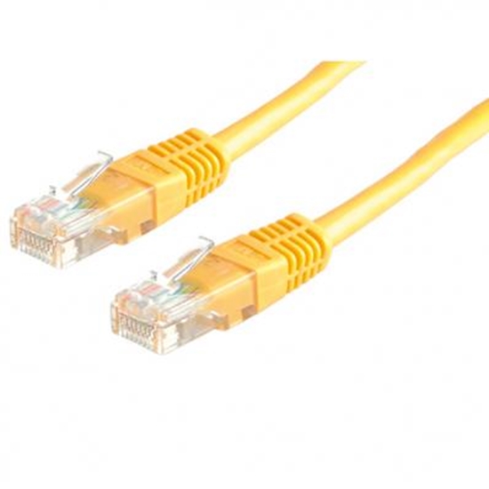 Изображение ROLINE UTP Patch Cord Cat.5e, yellow 1m