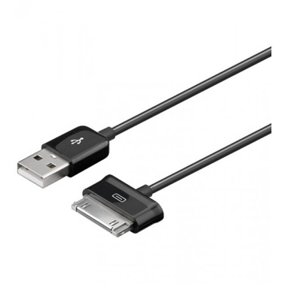 Attēls no Kabel USB Techly USB-A - Samsung 30-pin 1.2 m Czarny (305113)