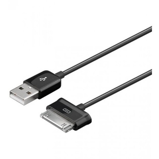 Изображение Kabel USB Techly USB-A - Samsung 30-pin 1.2 m Czarny (305113)