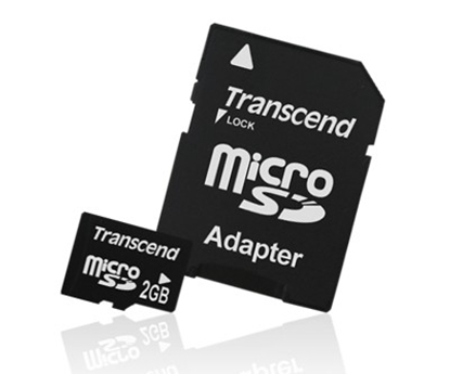 Изображение Transcend microSD            2GB + SD-Adapter