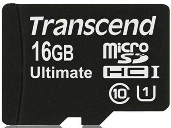 Изображение Transcend microSDHC MLC     16GB Class 10 UHS-I 600x + SD-Adapter