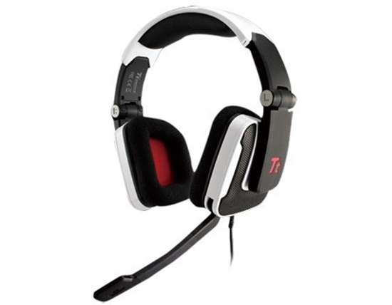 Изображение Tt eSPORTS Słuchawki dla graczy - Shock White, mikrofon