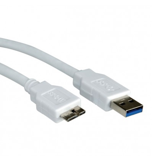 Picture of VALUE USB 3.0 Cable, USB Type A M - USB Type Micro B M 0.8 m