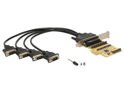 Picture of Delock PCI Express Card - 4 x Serial with voltage supply