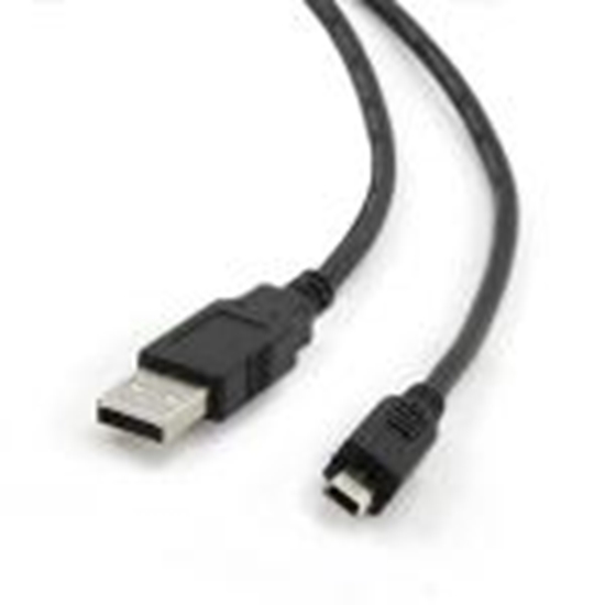 Изображение Kabelis USB 2.0 A/M Mini 5PM 1.8m. Cablexpert