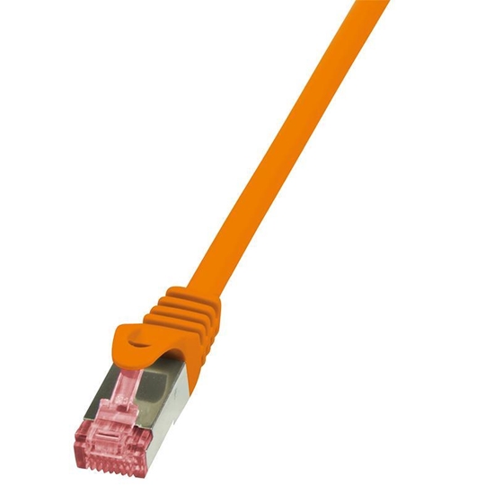 Picture of LogiLink Patchcord Cat.6A, S/FTP, 5m, pomarańczowy (CQ3078S)