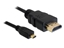 Picture of Delock Cable High Speed HDMI with Ethernet A/D male/male 3m