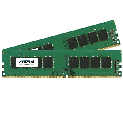 Attēls no Crucial DDR4-2400 Kit        8GB 2x4GB UDIMM CL17 (4Gbit)