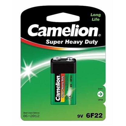 Picture of Camelion | 6F22-BP1G | 9V/6F22 | Super Heavy Duty | 1 pc(s)