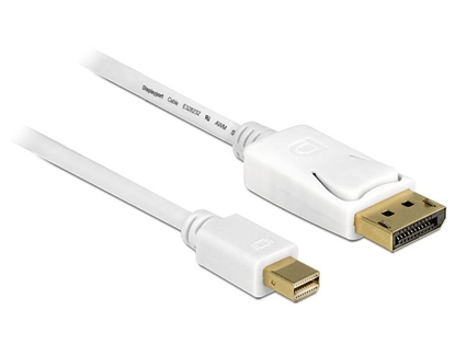 Attēls no Delock Cable Mini Displayport 1.2 male  Displayport male 4K 2.0 m