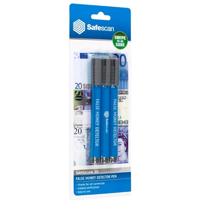 Picture of SAFESCAN 30 Money Checking Pencil/ For all currencies, 3 pcs