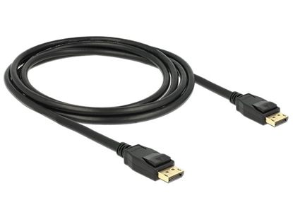 Attēls no Delock Cable Displayport 1.2 male > Displayport male 4K 2 m