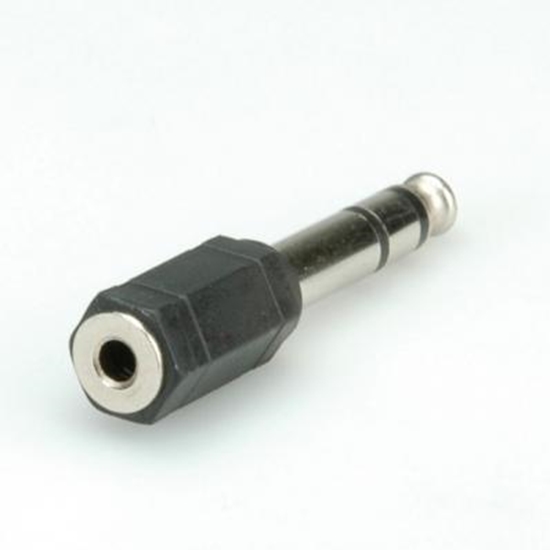 Изображение ROLINE Stereo Adapter 6.35 mm Male - 3.5 mm Female