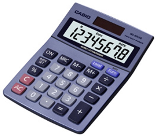 Picture of Casio MS-80VER calculator Desktop Basic Blue