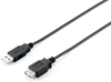 Picture of Equip USB 2.0 Type A Extension Cable Male to Female, 1.8m , Black