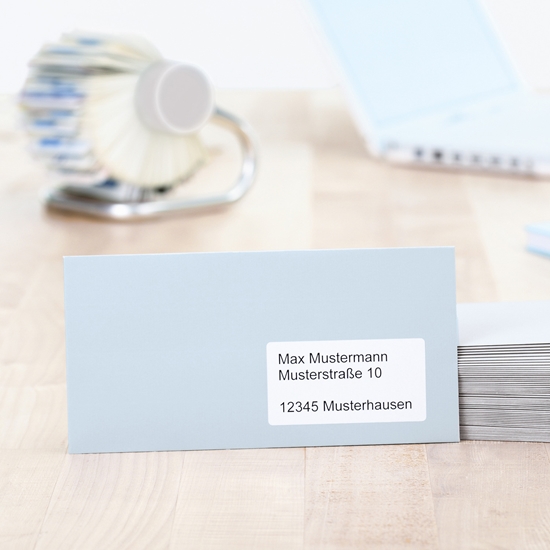 Изображение HERMA Address labels Premium A4 99.1x33.8 mm white paper matt 1600 pcs.