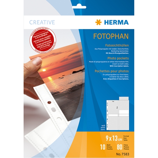 Изображение Herma fotophan  9x13 vert. 10 Sheets                   7583