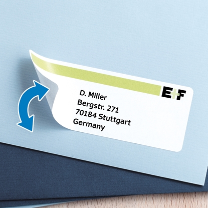 Attēls no HERMA Repositionable address labels A4 96x50,8 mm white Movables 96x50,8 mm 250 pcs.