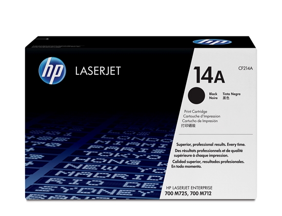 Picture of HP 14A Black Original LaserJet Toner Cartridge