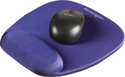 Picture of Kensington Foam Mouse Pad with Integrated Wrist Support - Blue