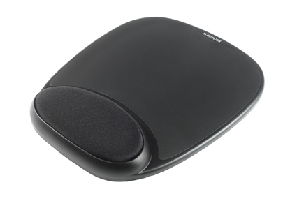 Picture of Kensington Memory Gel Mouse Pad with Integral Wrist Support - Black
