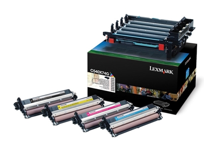 Picture of Lexmark C540X74G toner cartridge Original Black, Cyan, magenta, yellow