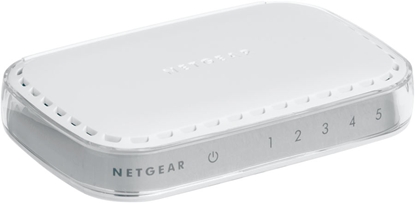 Attēls no Netgear GS605-400PES network switch Unmanaged L2 Gigabit Ethernet (10/100/1000) White