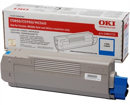 Attēls no OKI 43865723 toner cartridge Original Cyan 1 pc(s)