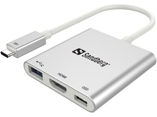 Изображение Sandberg USB-C Mini Dock HDMI+USB