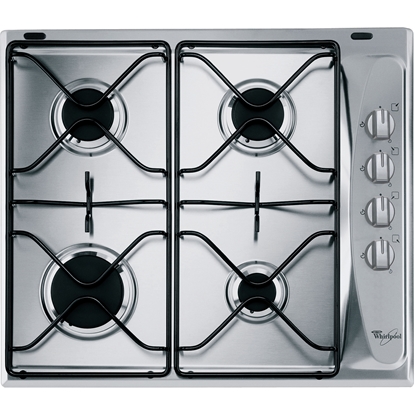 Attēls no Whirlpool AKM 268/IX hob Stainless steel built-in Gas 4 zone(s)