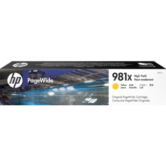 Изображение HP L0R11A PageWide ink cartridge yellow No. 981 X