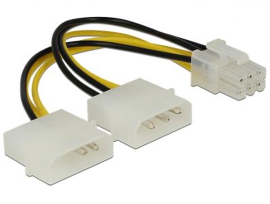 Picture of Delock Power cable for PCI Express Card 15cm